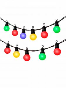 Гирлянда уличная 30 лампочек RGB 15м Огонёк OG-LDG25